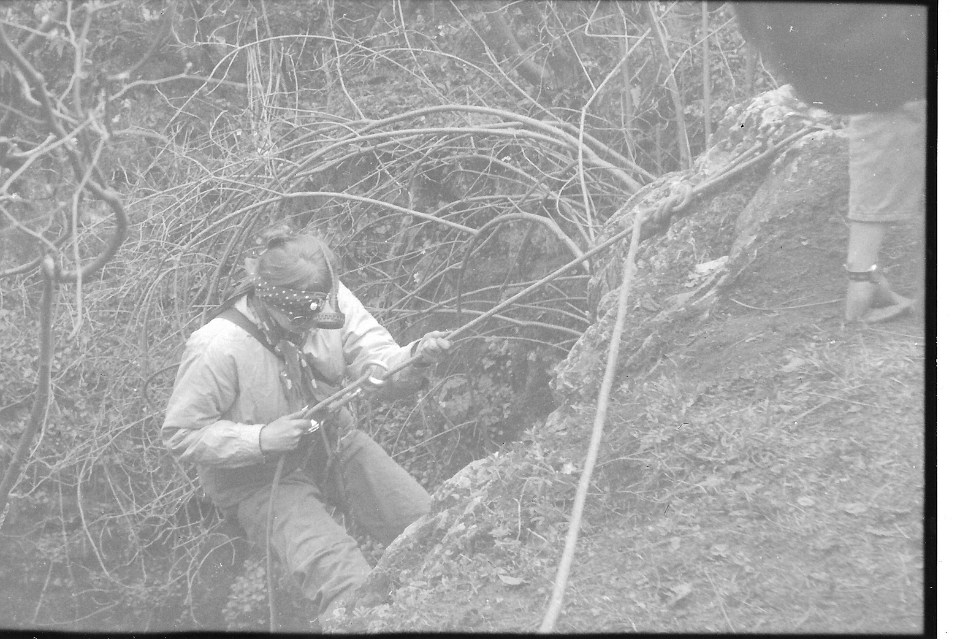 scan0115 - Velikonoce 90' Plesivecka planina, Nancy a (nevim) propast